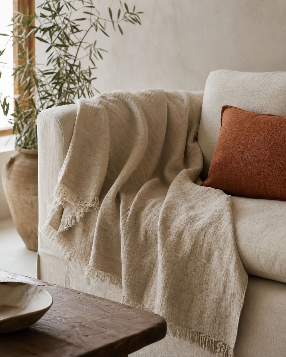 Linen Throw — 2