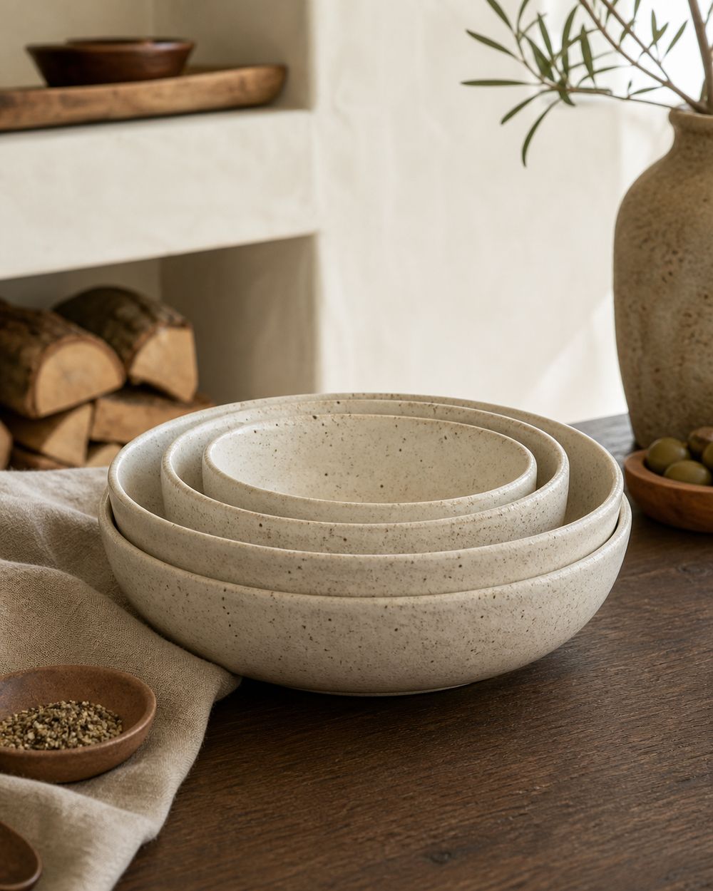 Speckled Bowl Set — 2