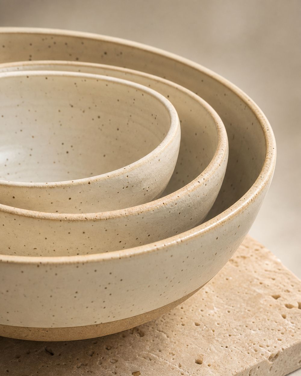 Speckled Bowl Set — 3